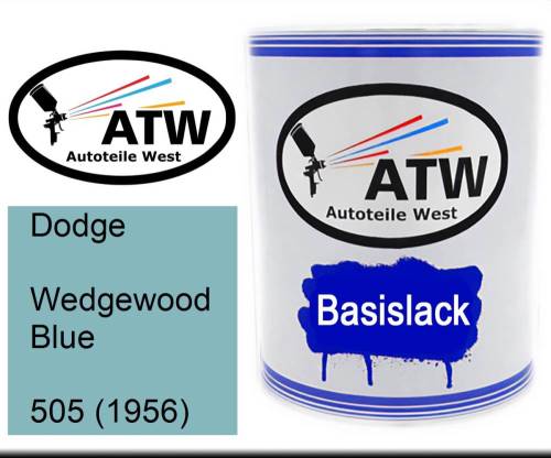 Dodge, Wedgewood Blue, 505 (1956): 1L Lackdose, von ATW Autoteile West.